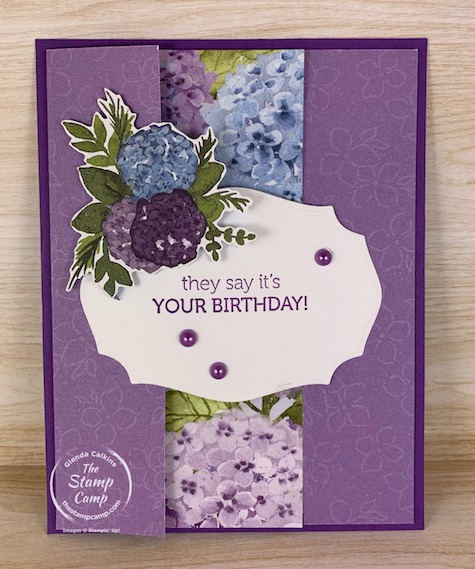 Fun Fold Friday This week's Triple Panel Front Fold is sure to be a pleaser with the recipient. It has 3 panels with 3 sentiments. #thestampcamp #stampinup #funfold