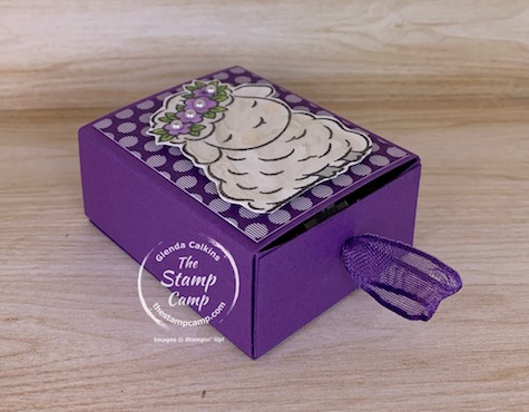 What's better than a treat box? A treat box with a pop up bunny inside that's what! You can create this super quick and easy pop up box for any occasion. #stampinup #thestampcamp #treatbox