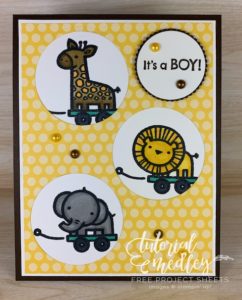 Stampin' Up! Peek a Boo Baby Pull Toys