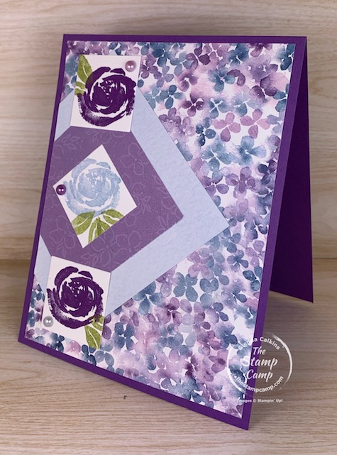 Saturday Sketch is from Splitcoaststampers and features the Beautiful Friendship stamp set and the Hydrangea Hill Designer Series Papers. #thestampcamp #stampinup #sketchchallenge