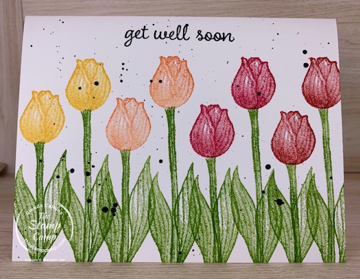 Simple Stamping Saturday featuring the Timeless Tulips stamp set. Simple Stamping or Basic Stamping no matter how you look at it; it is simple but beautiful. #thestampcamp #stampinup #simplestamping