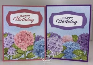 Let The Beauty of the Hydrangea Hill Designer Series Paper Shine