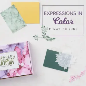 Expressions In Color Is In June's Paper Pumpkin Card Kits