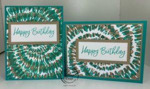 Tuesday's Stamping Techniques Features the Spiral Rubber Stamp