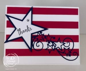 A Memorial Day Remembrance Featuring The Stitched Stars Dies Stampin' Up!