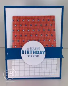Stampin' Up! Well Suited Papers Create a Gift Card Holder in a Flash