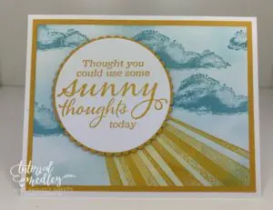 Stampin' Up! After the Storm Creates Some Sunny Thoughts!