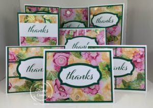 Expressions In Ink Designer Paper = Awesome One Sheet Wonder Cards