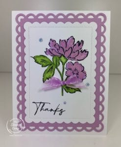 Hand Penned Petals 2021 with Color & Contour Dies for the Win!