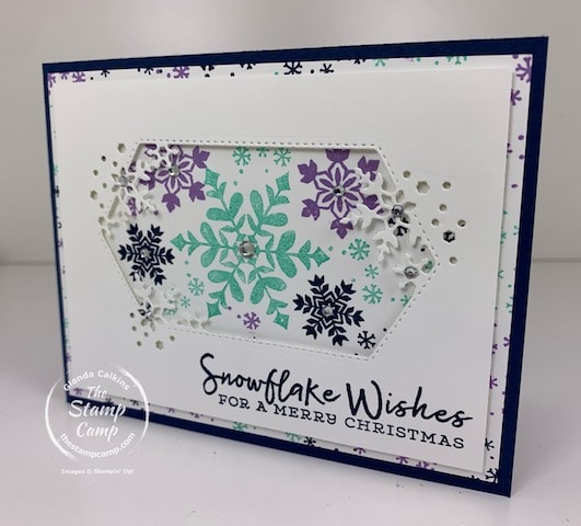 snowflake wishes stamp set