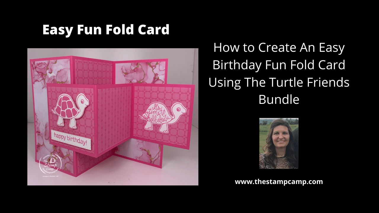 Fun Fold Card Turtle friends bundle