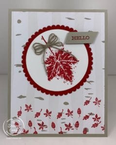 Peaceful Prints with Gorgeous Leaves Stamp Set Perfect!