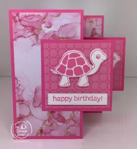 Easy Birthday Fun Fold Card With Turtle Friends Bundle