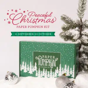 Peaceful Christmas Paper Pumpkin Card Kits October 2021