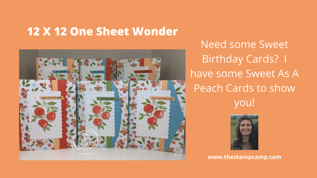 Sweet As A Peach Cards