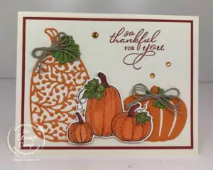 Another Stampin' Up! Pretty Pumpkins Card For You!