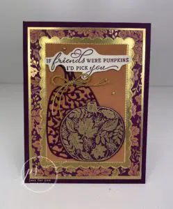 Are You Ready For Another Stampin' Up! Pretty Pumpkins Card?