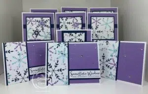 Snowflake Wishes Bundle One Sheet Wonder Technique