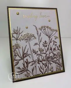 Create Simple Stamping Cards With Blackberry Beauty Paper