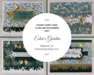 Eden's Garden Bundle Stamp Camp Card Club