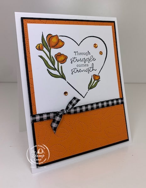stampin up strong of heart stamp set
