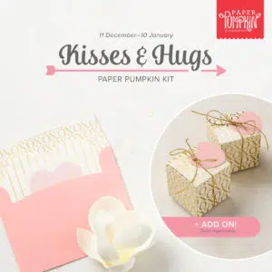 Kisses & Hugs Paper Pumpkin Kit Stampin' Up! For January 2022