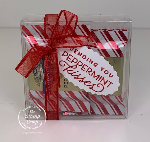 christmas treat holder Stampin' Up!