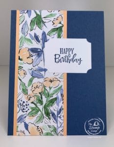 Happy Birthday Card For Team Members Using Stampin' Up! Prints!