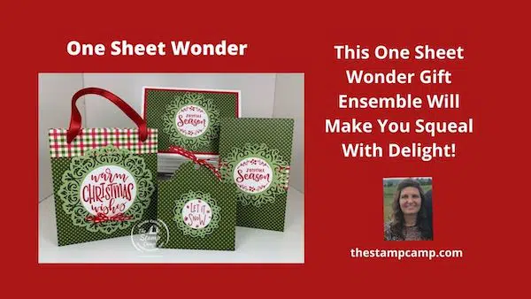 stampin up encircled in warmth gift ensemble one sheet wonder cards