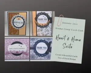 Heart & Home Designer Series Paper from Stampin' Up! January Club