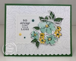 More Beautiful Sympathy Stampin' Up! Hand Penned Petals Cards