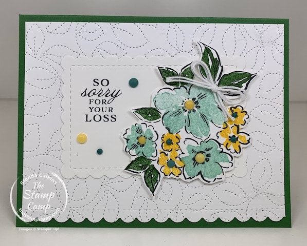 stampin up hand penned petals cards