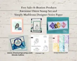 Awesome Otters Free Sale-a-bration Products From Stampin' Up!