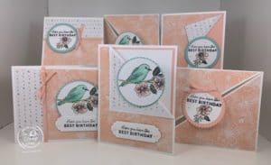 One Sheet Wonder Cards With Sale-a-bration Friendly Hello Bundle