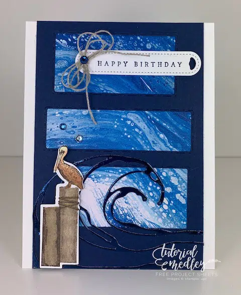 birthday cards with waves of the ocean collection
