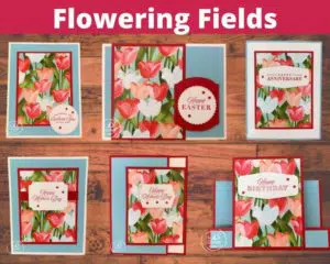 My Presentation Flowering Fields One Sheet Wonder Cards