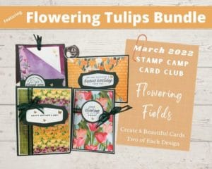 March Card Club Reminds Me Of Tulip Fields In Holland