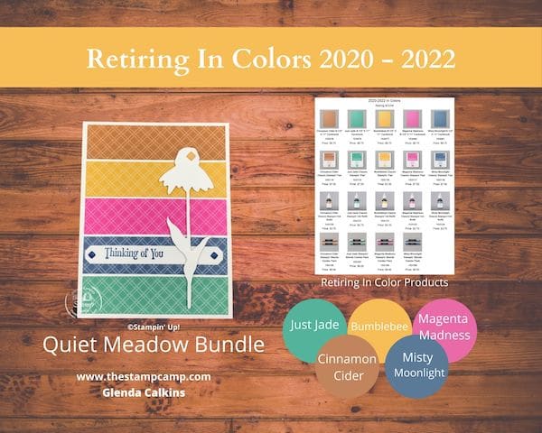 In Colors REtiring Stampin' up! products