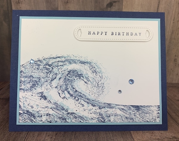 waves of the ocean collection stampin up promtions
