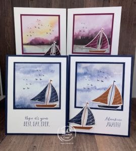 One Sheet Wonder Cards With Let's Set Sail Bundle