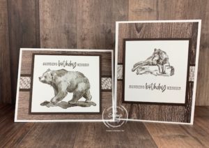 One Sheet Wonder Cards With Wildlife Wonder Stampin' Up! 2022
