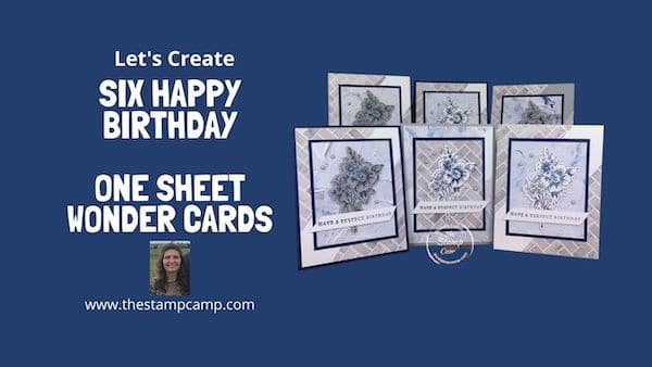 one sheet wonder cards