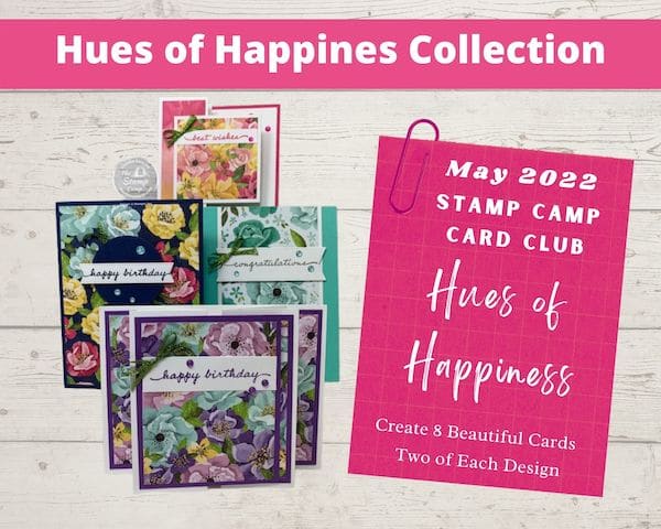 stamp camp card kits of the month stampin up fun fold cards
