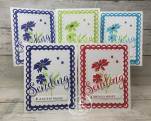 Sending Smiles in All Five Stampin' Up! In Colors 2022!