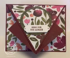 Fun Fold Cards With Awash In Beauty Designer Series Paper from Stampin' Up!