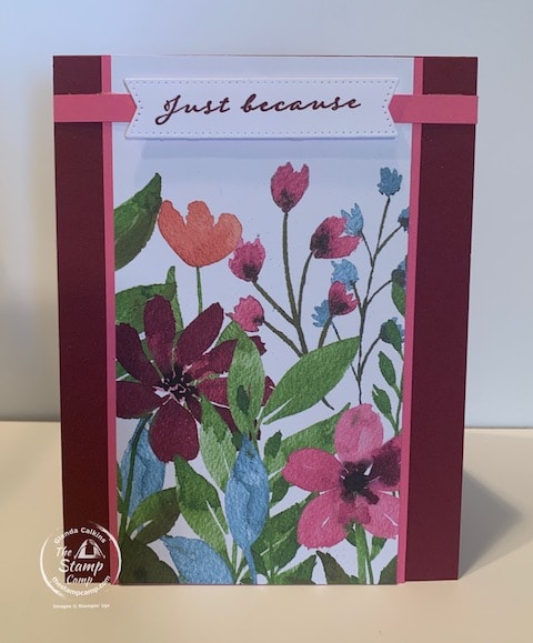 designer series paper from Stampin' Up! the stamp camp