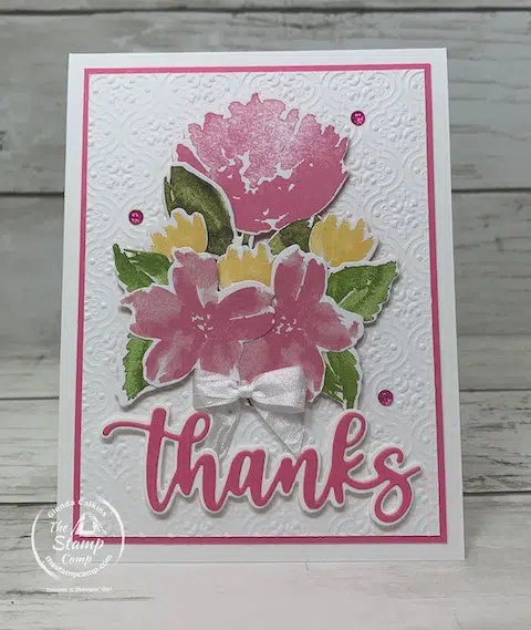 clean and simple handmade cards designer series paper from stampin up