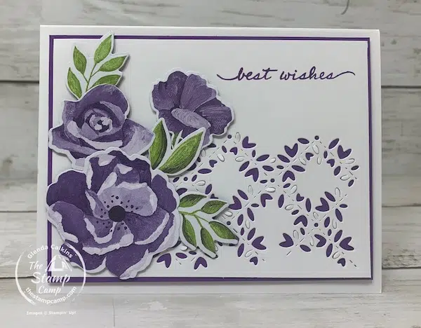 wedding wishes designer series paper from stampin up