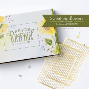 The August Sweet Sunflowers Paper Pumpkin Kit Is Sure To Brighten Your Day!