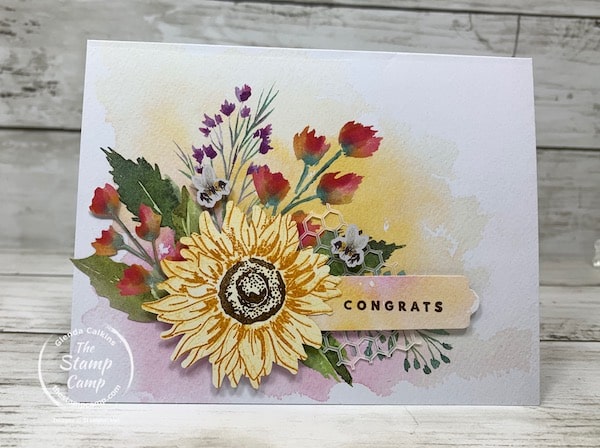 sweet sunflower paper pumpkin kit